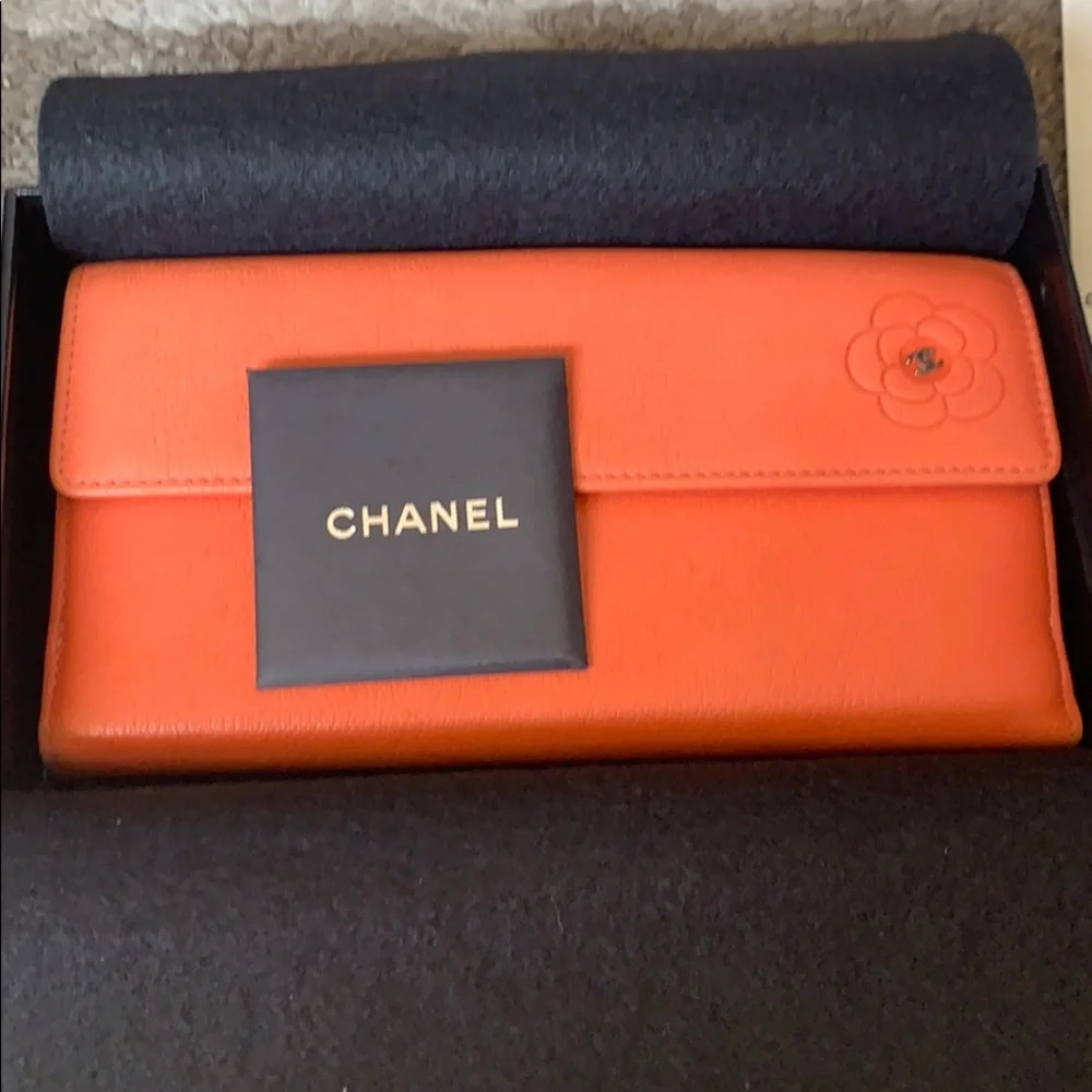 Chanel‎ long wallet leather Vintage